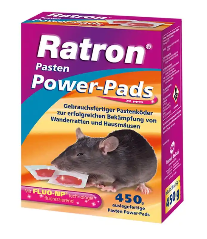 Beliebt Ratron Power-Pads Rattenköder - 30 x 15 g